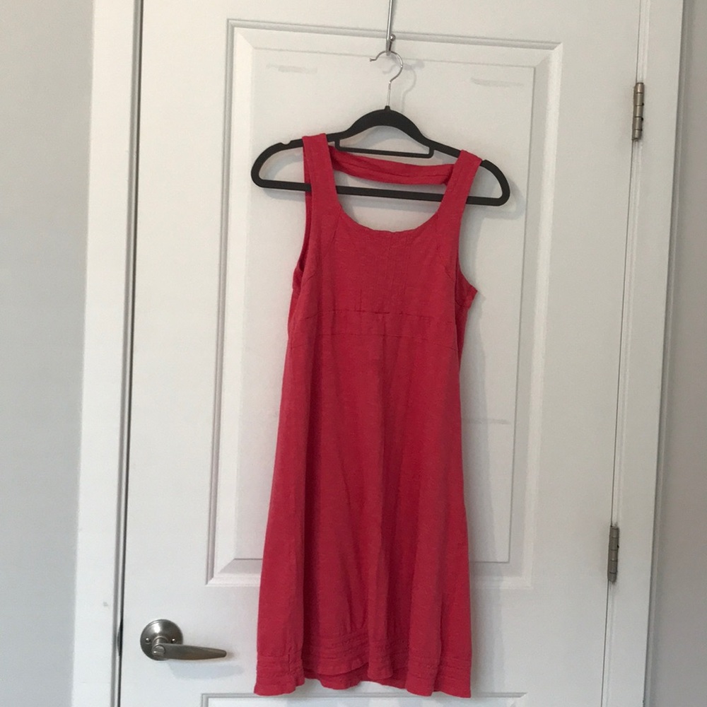Athletic light coral summer dress